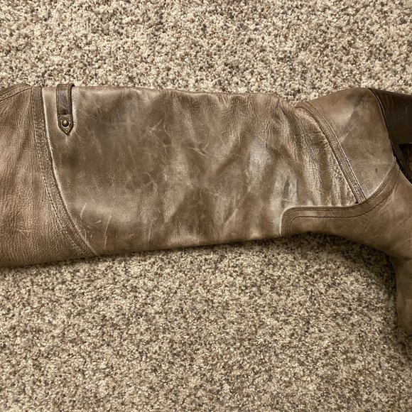 FRYE Women's Jane Tall Cuff Boot Slate, 8.5 US - Picture 7 of 12